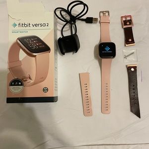 Rose Gold Fitbit Versa 2